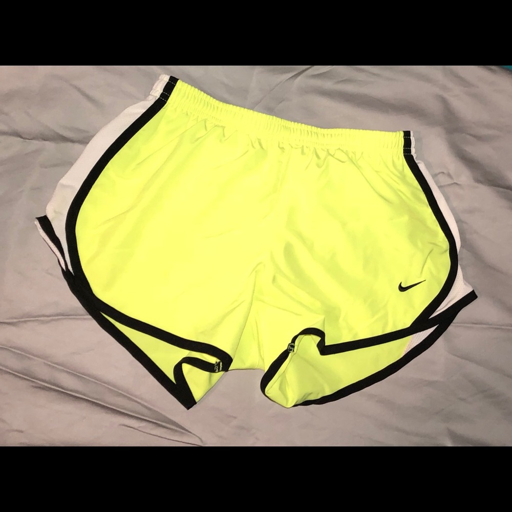 Neon Yellow Nike Shorts
